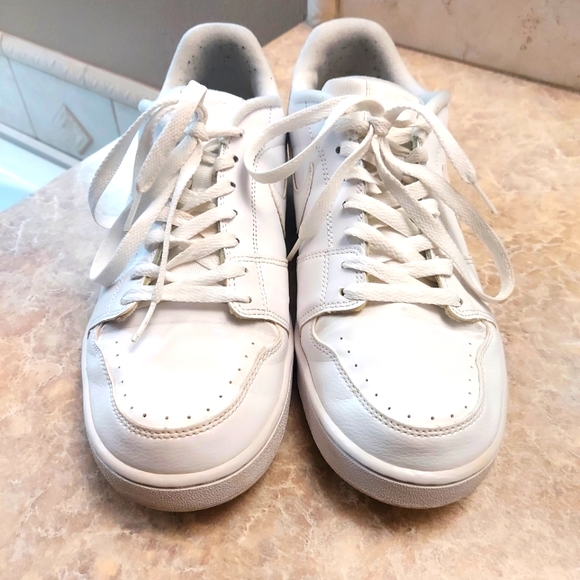 Nike Backboard Mens sneaker style#378336 120 white/white "vintage" 2010 - Picture 2 of 8